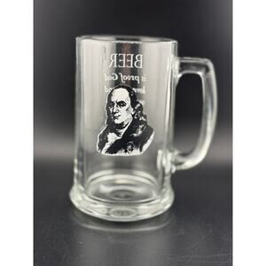 Benjamin Franklin Quote Beer Mug